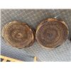 Image 4 : New Group of Assorted Rattan Baskets - Assorted Sizes & Designs
