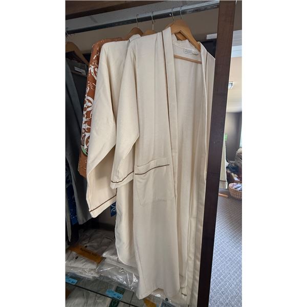 New Group of 4 Assorted Organic Cotton Robes - Various Sizes & Designs.