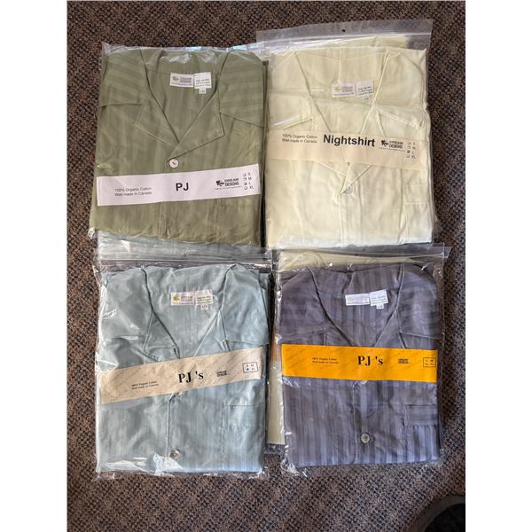 New Group of Assorted Organic Cotton PAJamas & Nightshirt - approx. 10 pcs, Various Sizes & Colors