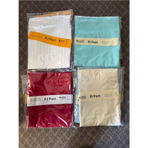 New Group of Assorted Organic Cotton PAJamas Pants - approx. 10 pcs, Various Sizes & Colors