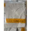 Image 2 : New Group of Assorted Organic White Cotton PAJamas Pants - approx. 6 pcs, Various Sizes & Colors