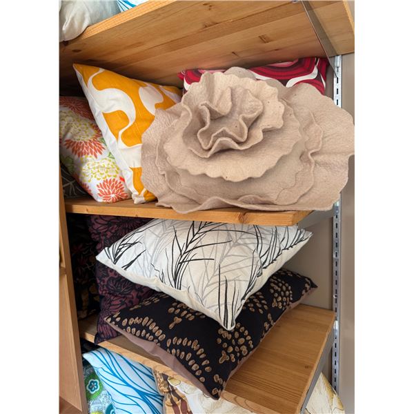 New Organic Cotton Cushions - includes Insert & Covers, Various Sizes & Designs