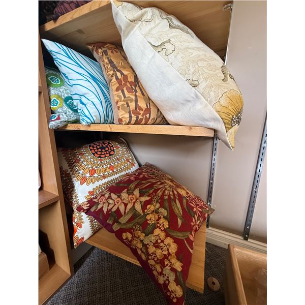 New Organic Cotton Cushions - includes Insert & Covers, Various Sizes & Designs