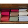Image 4 : Group lot of Beddings (used for Display) & Sample - includes cotton, Vases & Decor (Dresser is NOT i