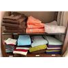 Image 1 : New Group of Organic Cotton Towels - Used for Display, Various Sizes & Colors. Mostly Set of 5 pcs e