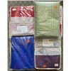 Image 1 : New Group of Organic Cotton Bed Linens - includes Spa Linens King Set, approx. 8 pcs. Various Design