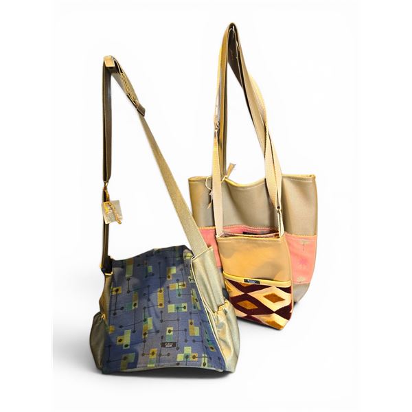 New Group of Assorted "Eco Bags" Shoulder Bags - includes Echoes in the Attic "Eco Bags" R.V. $100, 