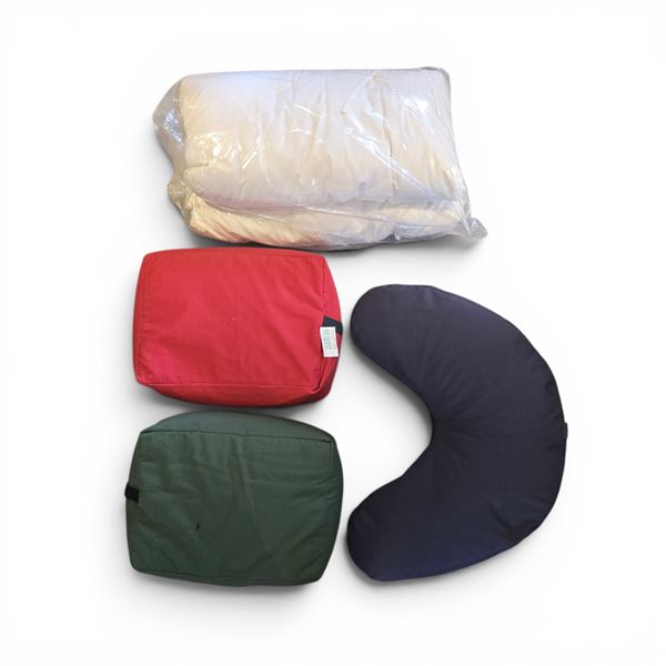 New Group of Assorted Organic Cotton Bolster Canvas - various Sizes & Colors