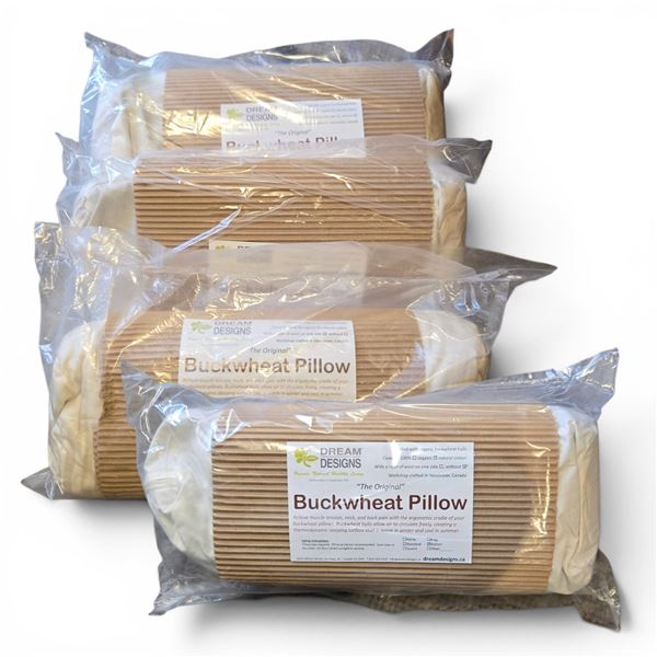 New Group of Assorted Buckwheat Pillows - approx. 4 pcs, Bolster Size