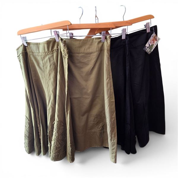 New Group of Assorted 100% Cotton Women Skirts - Approx. 4 pcs. Assorted Sizes (Mostly S & XS) & Col