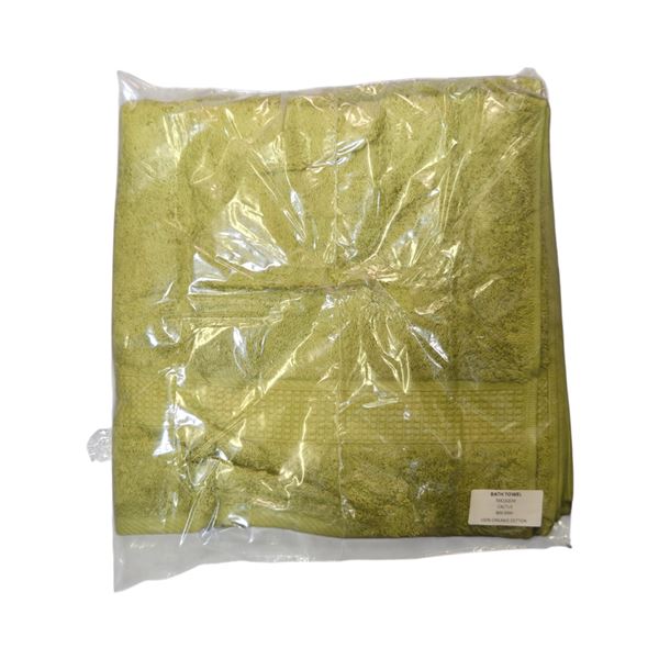 Box of New Organic 100% Cotton Bath Towel, Cactus, Size 70x132 cm (Approx. 24 Pcs) - R.V. $89.99/pcs