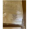 Image 2 : Box of New Wash Cloth, Ivory, Size 30x30 cm (Approx. 120 Pcs) - R.V. $19.99/pcs