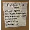 Image 3 : Box of New Hand Towels, Ivory, Size 40x76 cm (Approx. 39 Pcs) - R.V. $38.99/pcs