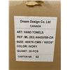 Image 3 : Box of New Hand Towels, Ivory, Size 40x76 cm (Approx. 39 Pcs) - R.V. $38.99/pcs