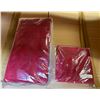 Image 2 : Full Box of New Face and Hand Towels, Paprika (Sizes and Types May Vary)
