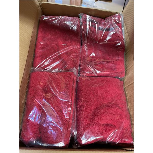 Full Box of New Face Towels, Paprika (Sizes and Types May Vary) - R.V. $19.99/pcs