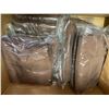 Image 1 : Box of New Bath Towels, Chocolate, Size 70x132 cm (Approx. 30 Pcs) - R.V. $89.99/pcs