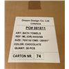 Image 2 : Box of New Bath Towels, Chocolate, Size 70x132 cm (Approx. 30 Pcs) - R.V. $89.99/pcs