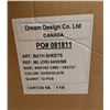 Image 2 : Box of New Bath Sheets, Chocolate, Size 90x182 cm (Approx. 12 Pcs) - R.V. $129.99/pcs