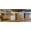 Image 1 : Shelf of Uline Tubes, Plastic Lids, and More