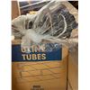 Image 2 : Shelf of Uline Tubes, Plastic Lids, and More