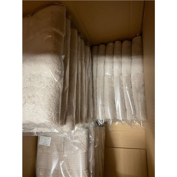 Group of New Hand Towel, Taupe, Size 40x76 cm - R.V. $38.99/pcs