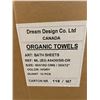 Image 3 : Box of New Organic Towels, Bath Sheets, Ivory, Size 90x182 cm (Approx. 12 Pcs)  - R.V. $129.99/pcs