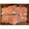 Image 1 : Group of New Organic 100% Cotton Face Towel, Coral, Size 30x30 cm - R.V. $19.99/pcs