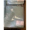Image 2 : Group of New Organic 100% Cotton Face Towel, Sky, Size 30x30 cm - R.V. $19.99/pcs