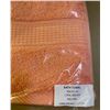 Image 2 : Box of New Organic 100% Cotton Bath Towel, Coral, Size 70x132 cm (Approx. 22 Pcs) - R.V. $89.99/pcs