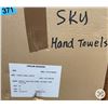 Image 3 : Group of New Organic 100% Cotton Hand Towel, Sky, Size 40x76 cm - R.V. $38.99/pcs
