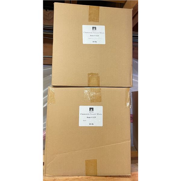 2 Boxes of Golden Bough Chamomile Flowers Whole, 10 lb
