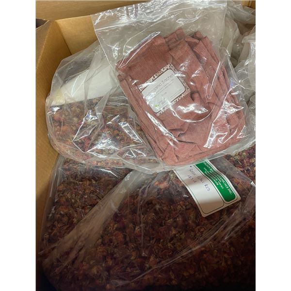Group of Herbogamic Sachet and Rose Petals Red
