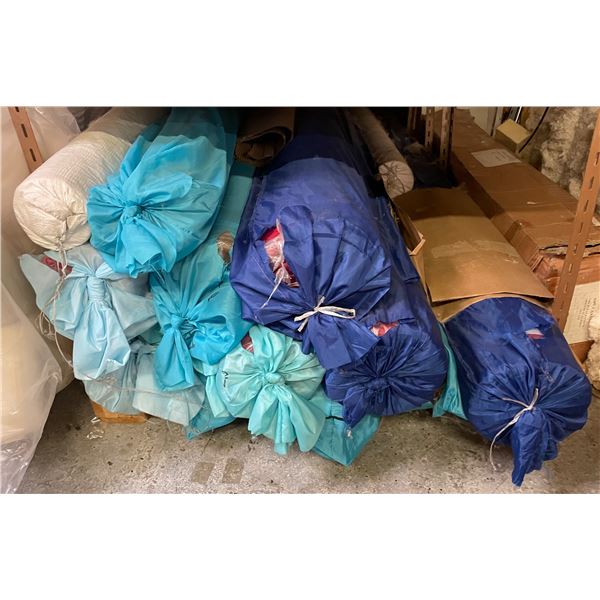 Group of Fabric Rolls