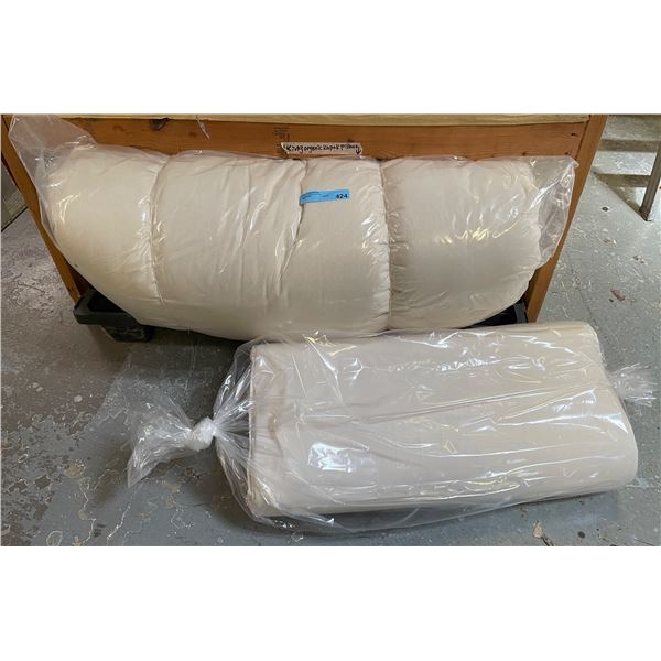 2-Pcs New Natural Kapok Tatami, Approx. W30" & 38")