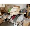 Image 1 : Large Group of Assorted Fabric and Textile Rolls, Grommet Press
