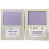 Image 1 : 9-Pcs New Organic Cotton Sateen Flat and Fitted Sheet, Lavender (Assorted Sizes, Primarily Twin)