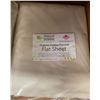 Image 2 : 4-Pcs Organic Cotton Flannel Flat Sheet (1 King, 3 Twin)