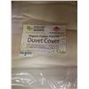 Image 2 : 3-Pcs Organic Cotton Flannel Duvet Cover (2 King, 1 Twin)