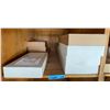 Image 2 : 10-Pcs New Organic Cotton Sateen Flat Sheet, Light Grey (Assorted Sizes, Primarily Queen)