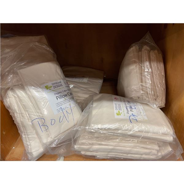 Assorted of New Organic Cotton Flannel Single Pillow Case and Fitted Sheet (Various Sizes)