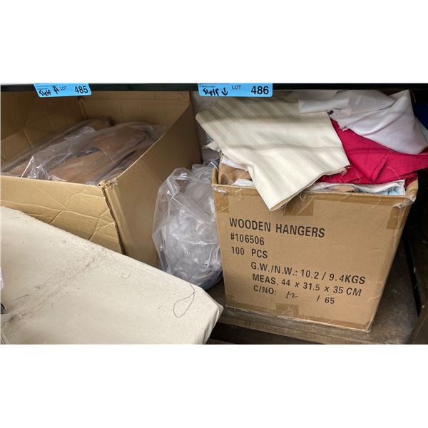 Shelf of Assorted Fabric (Mixed colours and Types)