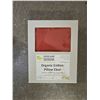 Image 3 : Group of New Organic Cotton Pillow Case and Peanut Case - Red (Sizes and Types May Vary)