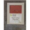 Image 5 : Group of New Organic Cotton Pillow Case and Peanut Case - Red (Sizes and Types May Vary)