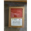Image 3 : Group of New Organic Cotton Duvet Cover - Red (Sizes and Types May Vary)