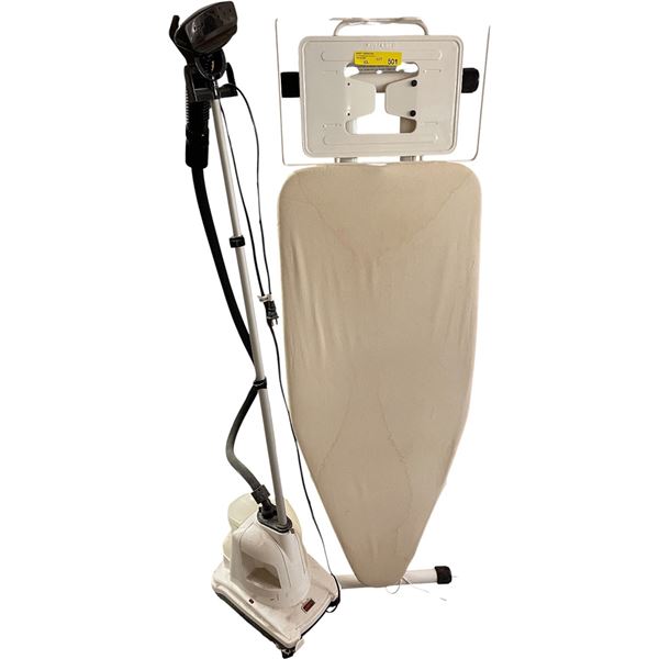 Ironing Board and Conair Garment Steamer (untested)