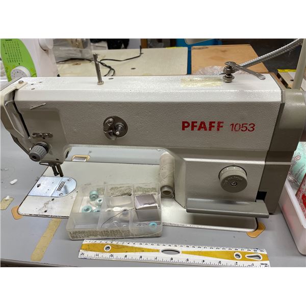 Pfaff 1053 Industrial Sewing Machine with Table (approx. 47" x 20") - includes L-shape Table W64" x 
