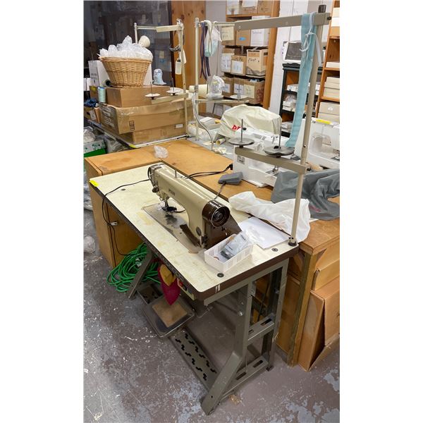 Pfaff Industrial Sewing Machine with Cabinet (W13")
