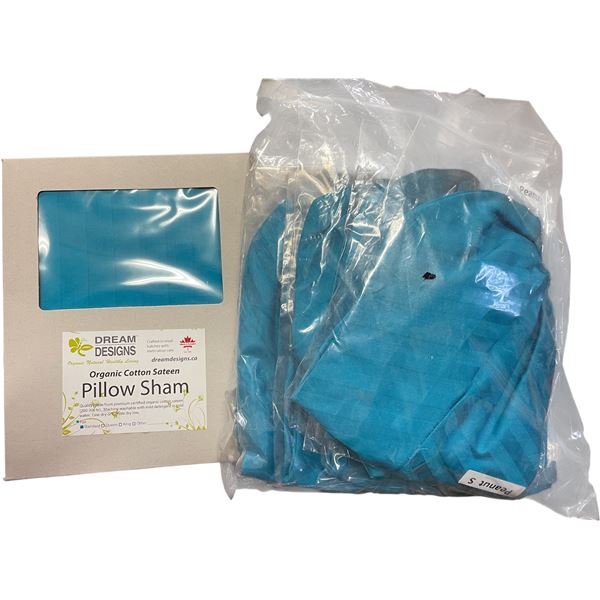 Group of New Organic Pillow Sham and Case (Mixed - Sizes and Types May Vary)