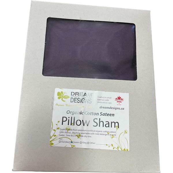 13-Pcs New Organic Cotton Pillow Sham, 3-Bag Pillow Case, Violet (Sizes and Types May Vary)